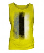 Estonia Faded Flag Mens Vest