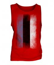 Estonia Faded Flag Mens Vest
