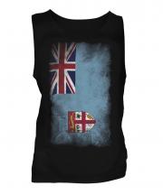 Fiji Faded Flag Mens Vest