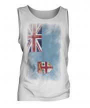 Fiji Faded Flag Mens Vest