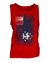 French Southern And Antarctic Lands Faded Flag Mens Vest