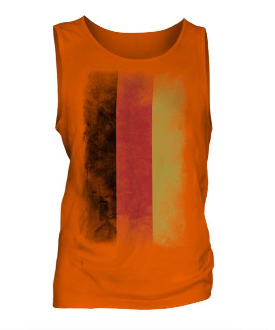 Germany Faded Flag Mens Vest