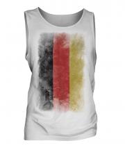 Germany Faded Flag Mens Vest