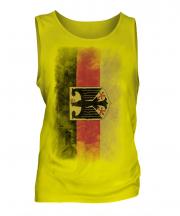 Germany State Faded Flag Mens Vest