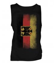Germany State Faded Flag Mens Vest