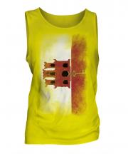 Gibraltar Faded Flag Mens Vest