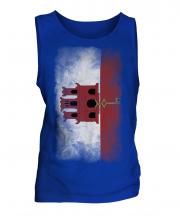 Gibraltar Faded Flag Mens Vest