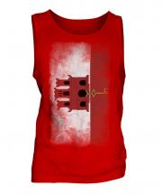 Gibraltar Faded Flag Mens Vest