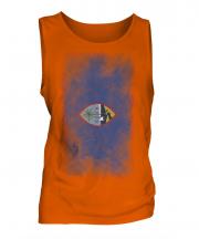 Guam Faded Flag Mens Vest