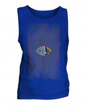 Guam Faded Flag Mens Vest