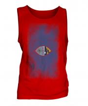 Guam Faded Flag Mens Vest
