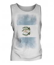 Guatemala Faded Flag Mens Vest