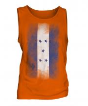 Honduras Faded Flag Mens Vest