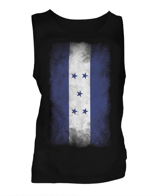Honduras Faded Flag Mens Vest