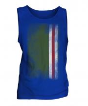 Ichkeria Faded Flag Mens Vest