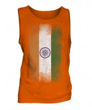 India Faded Flag Mens Vest