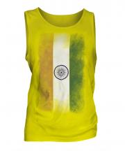 India Faded Flag Mens Vest