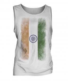 India Faded Flag Mens Vest