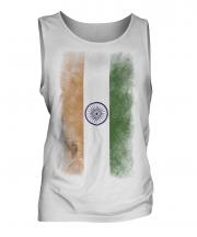 India Faded Flag Mens Vest