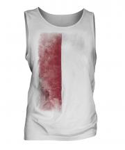 Indonesia Faded Flag Mens Vest