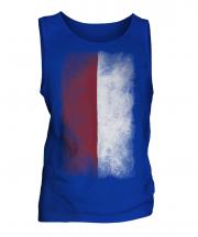 Indonesia Faded Flag Mens Vest