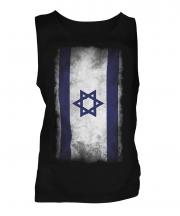 Israel Faded Flag Mens Vest