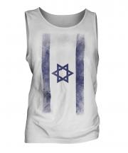 Israel Faded Flag Mens Vest