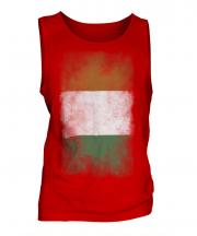 Ivory Coast Faded Flag Mens Vest