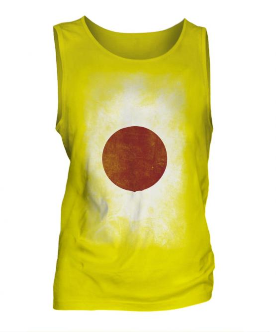 Japan Faded Flag Mens Vest