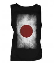 Japan Faded Flag Mens Vest