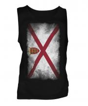 Jersey Faded Flag Mens Vest