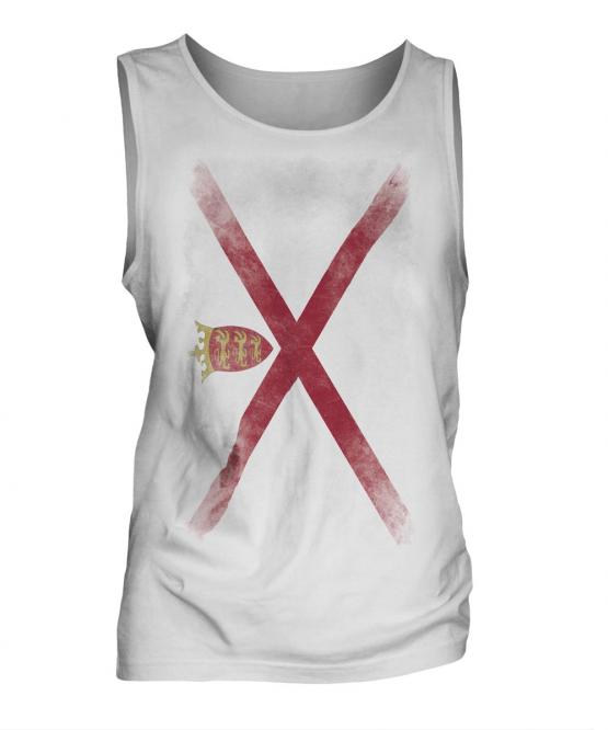 Jersey Faded Flag Mens Vest
