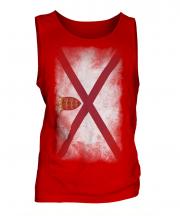 Jersey Faded Flag Mens Vest