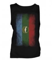 Karachay-Cherkessia Faded Flag Mens Vest