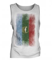 Karachay-Cherkessia Faded Flag Mens Vest