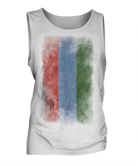 Karelia Faded Flag Mens Vest
