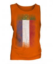 Khakassia Faded Flag Mens Vest