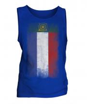 Khakassia Faded Flag Mens Vest