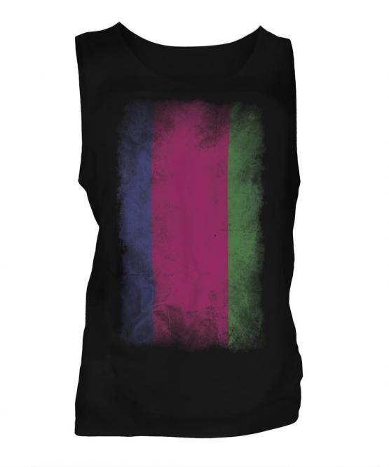 Kuban Peoples Republic Faded Flag Mens Vest