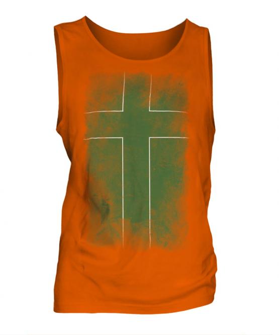 Ladonia Faded Flag Mens Vest