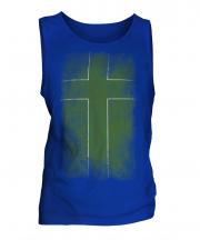 Ladonia Faded Flag Mens Vest