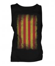 Catalonia Faded Flag Mens Vest