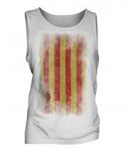 Catalonia Faded Flag Mens Vest