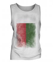 Madagascar Faded Flag Mens Vest