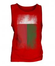 Madagascar Faded Flag Mens Vest