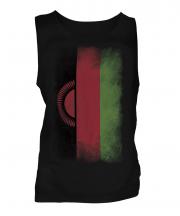 Malawi Faded Flag Mens Vest