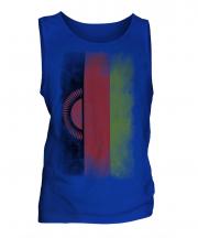 Malawi Faded Flag Mens Vest