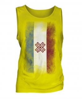 Mari El Faded Flag Mens Vest