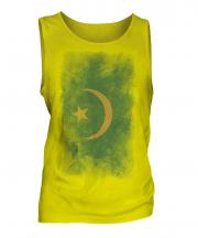 Mauritania Faded Flag Mens Vest
