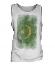 Mauritania Faded Flag Mens Vest